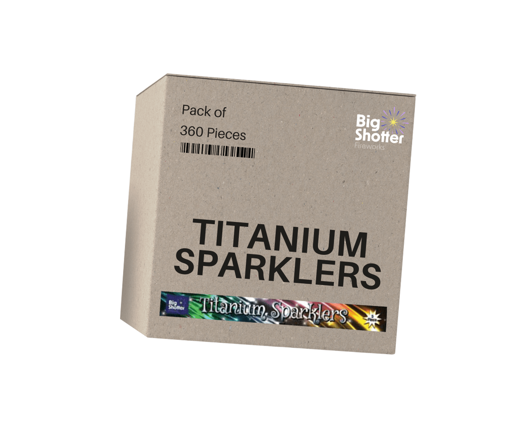 Big Shotter Fireworks | Titanium Sparklers Deal 360 Packs (1 Carton)